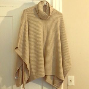Tan poncho from Loft